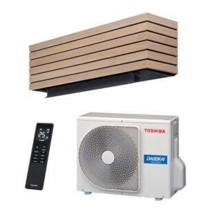 Ilmalämpöpumppu Toshiba Arctic Wood 25, Puu