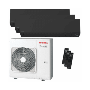 Toshiba Shorai Edge Black 10, Musta ilmalämpöpumppu ExtraEnergia